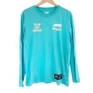 Formula 1 F1 Miami Beat The Street Long Sleeve Shirt Sz L